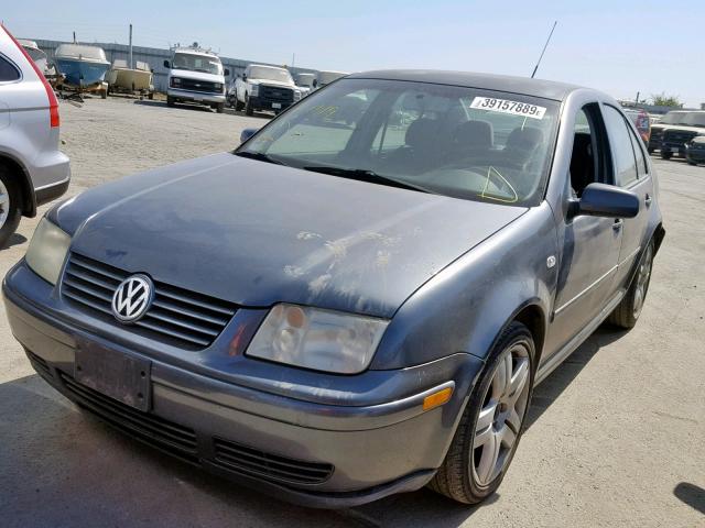 3VWSE69M83M126205 - 2003 VOLKSWAGEN JETTA GLS CHARCOAL photo 2