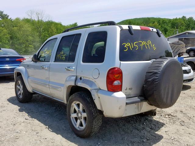 1J4GL58K74W180454 - 2004 JEEP LIBERTY LI GRAY photo 3