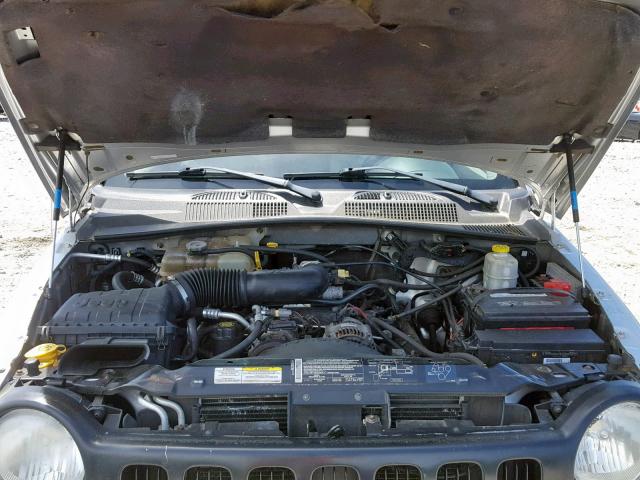 1J4GL58K74W180454 - 2004 JEEP LIBERTY LI GRAY photo 7