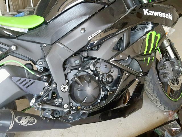 JKAZX4R119A006316 - 2009 KAWASAKI ZX600 R BLACK photo 7