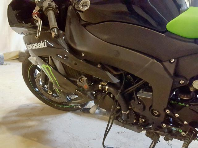 JKAZX4R119A006316 - 2009 KAWASAKI ZX600 R BLACK photo 9