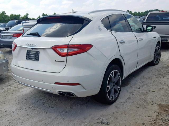 ZN661XUL6HX234357 - 2017 MASERATI LEVANTE LU WHITE photo 4