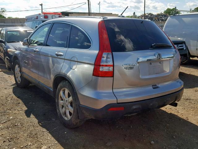 JHLRE48707C026210 - 2007 HONDA CR-V EXL GRAY photo 3