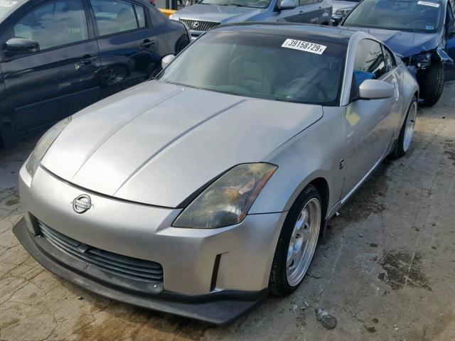 JN1AZ34D33T114900 - 2003 NISSAN 350Z COUPE SILVER photo 2