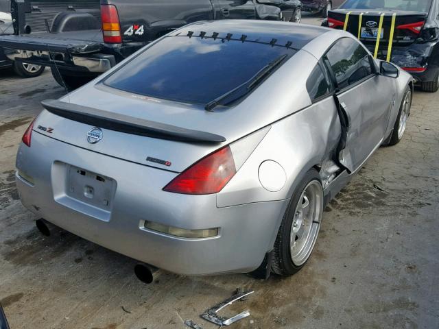 JN1AZ34D33T114900 - 2003 NISSAN 350Z COUPE SILVER photo 4