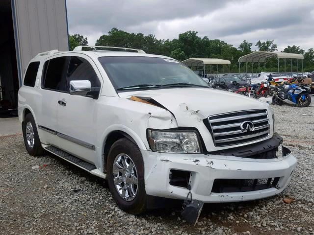 5N3AA08A96N806741 - 2006 INFINITI QX56 WHITE photo 1