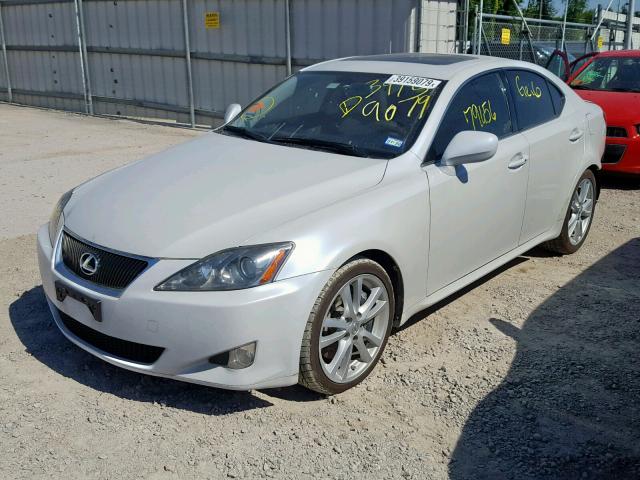 JTHBE262X65005165 - 2006 LEXUS IS 350 GRAY photo 2