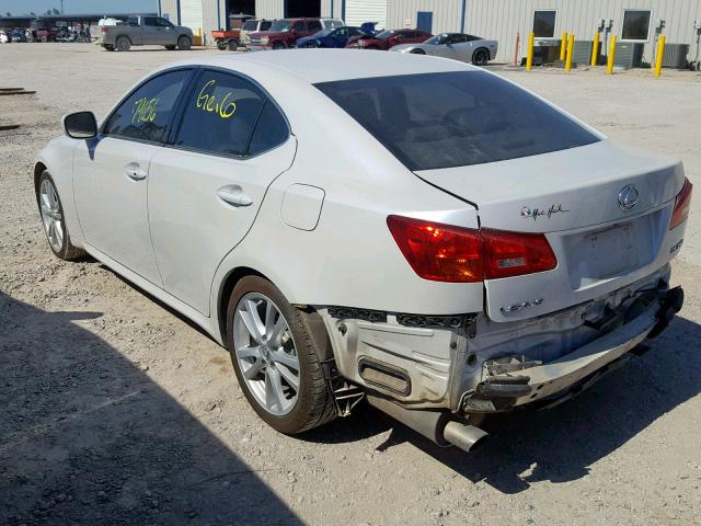 JTHBE262X65005165 - 2006 LEXUS IS 350 GRAY photo 3