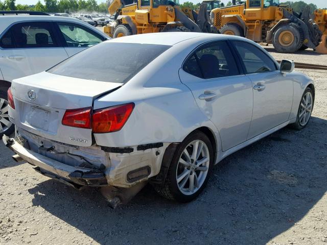 JTHBE262X65005165 - 2006 LEXUS IS 350 GRAY photo 4