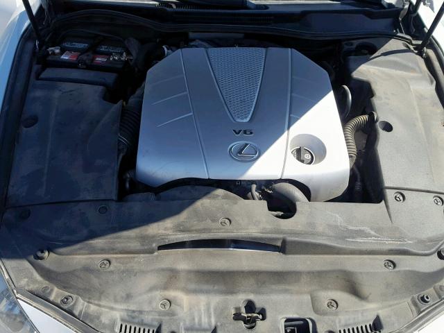 JTHBE262X65005165 - 2006 LEXUS IS 350 GRAY photo 7