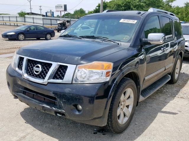 5N1BA0ND9BN608926 - 2011 NISSAN ARMADA SV BLACK photo 2