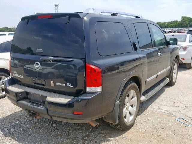 5N1BA0ND9BN608926 - 2011 NISSAN ARMADA SV BLACK photo 4