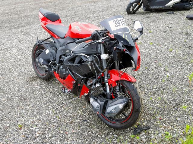 JKAZX4R13CA035646 - 2012 KAWASAKI ZX600 R RED photo 1