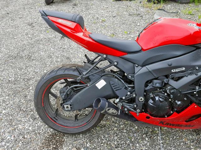 JKAZX4R13CA035646 - 2012 KAWASAKI ZX600 R RED photo 6