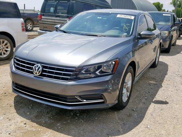 1VWAT7A37HC043948 - 2017 VOLKSWAGEN PASSAT S GRAY photo 2