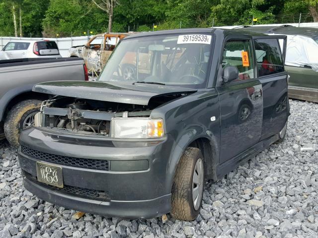 JTLKT324764049686 - 2006 TOYOTA SCION XB შავი ფოტო 2