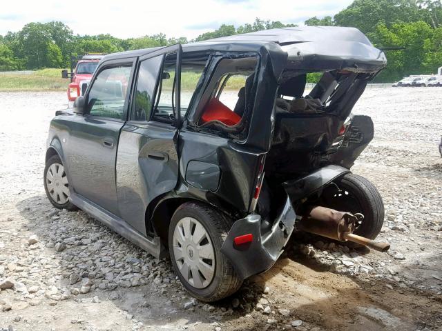 JTLKT324764049686 - 2006 TOYOTA SCION XB შავი ფოტო 3