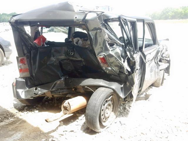 JTLKT324764049686 - 2006 TOYOTA SCION XB შავი ფოტო 4