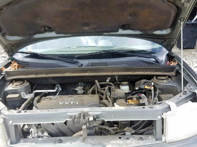 JTLKT324764049686 - 2006 TOYOTA SCION XB შავი ფოტო 7