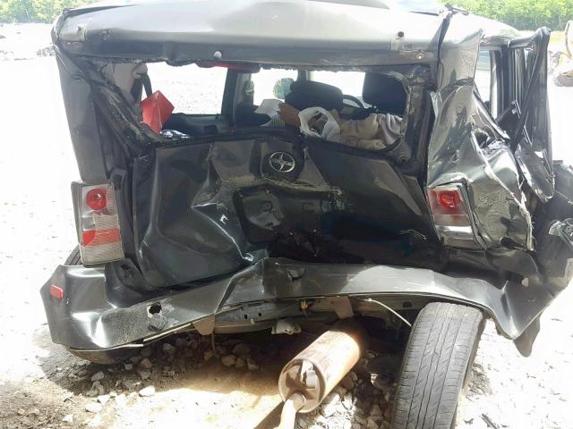 JTLKT324764049686 - 2006 TOYOTA SCION XB შავი ფოტო 9