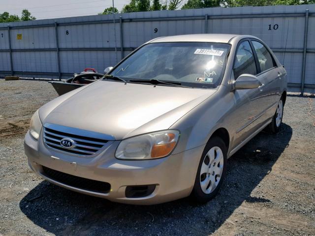 KNAFE121775475324 - 2007 KIA SPECTRA EX TAN photo 2