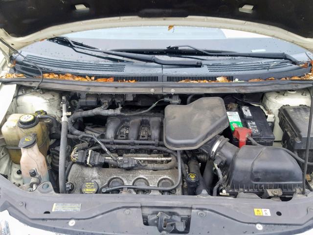 2FMDK36C88BB21444 - 2008 FORD EDGE SE CREAM photo 7