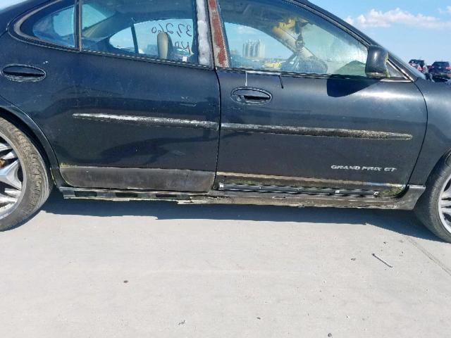 1G2WP52KXWF300933 - 1998 PONTIAC GRAND PRIX BLACK photo 9