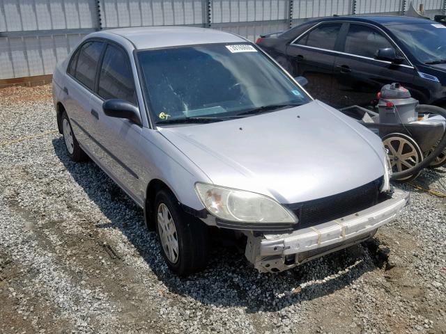 1HGES16305L020750 - 2005 HONDA CIVIC DX V GRAY photo 1