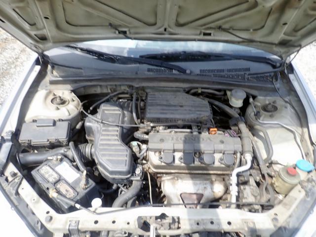 1HGES16305L020750 - 2005 HONDA CIVIC DX V GRAY photo 7