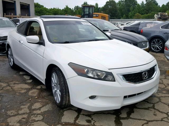 1HGCS2B89AA006222 - 2010 HONDA ACCORD EXL WHITE photo 1