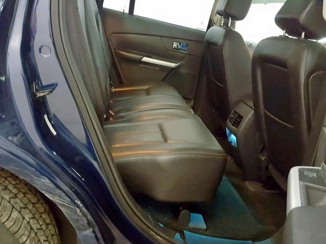 2FMDK4JCXCBA86119 - 2012 FORD EDGE SEL BLUE photo 6