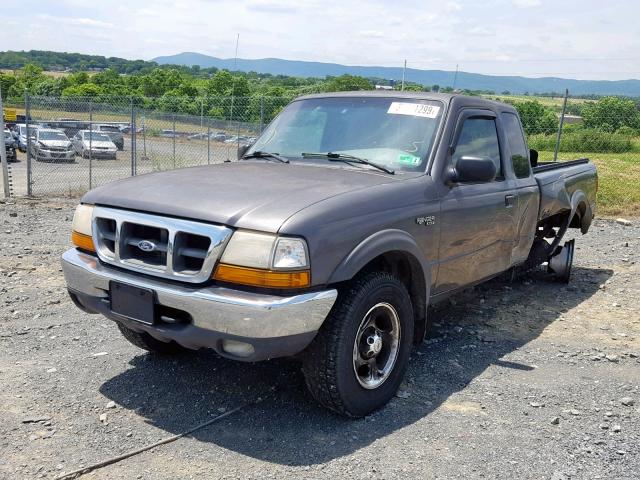 1FTZR15X3YPB56397 - 2000 FORD RANGER SUP GRAY photo 2