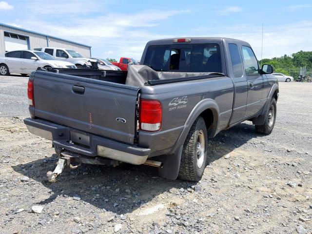 1FTZR15X3YPB56397 - 2000 FORD RANGER SUP GRAY photo 4