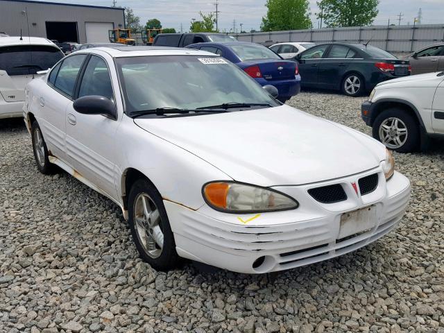1G2NF52F82C293946 - 2002 PONTIAC GRAND AM S WHITE photo 1