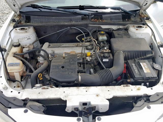 1G2NF52F82C293946 - 2002 PONTIAC GRAND AM S WHITE photo 7