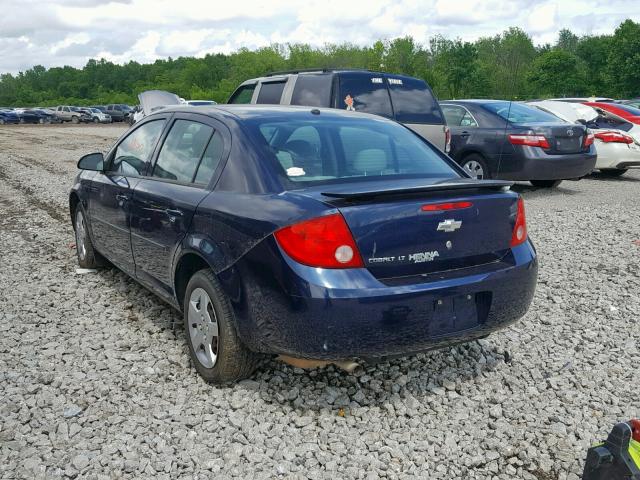 1G1AL58F087193599 - 2008 CHEVROLET COBALT LT BLUE photo 3