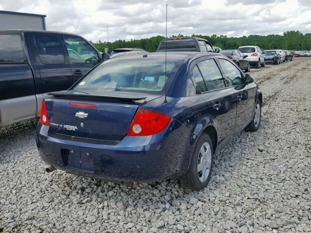 1G1AL58F087193599 - 2008 CHEVROLET COBALT LT BLUE photo 4