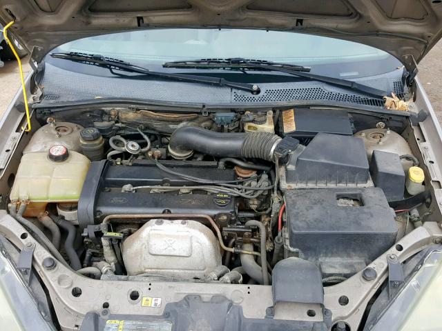 1FAFP34344W163903 - 2004 FORD FOCUS SE C GOLD photo 7