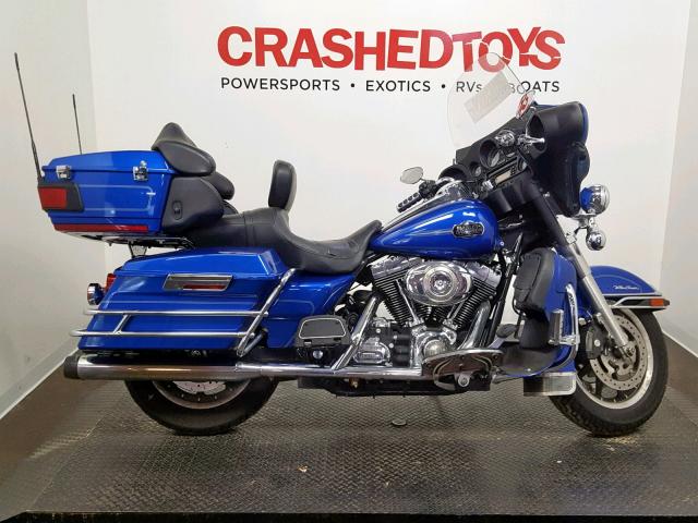 1HD1FC4188Y677171 - 2008 HARLEY-DAVIDSON FLHTCUI BLUE photo 1