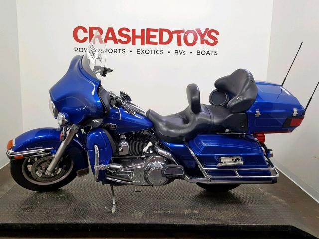 1HD1FC4188Y677171 - 2008 HARLEY-DAVIDSON FLHTCUI BLUE photo 3