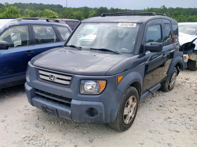 5J6YH18317L004450 - 2007 HONDA ELEMENT LX BLACK photo 2