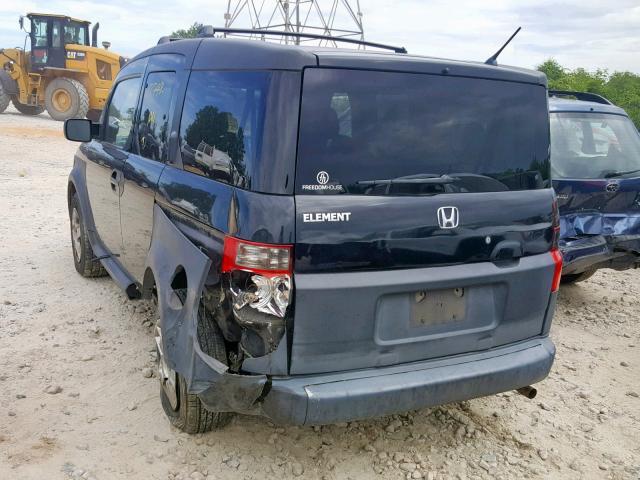 5J6YH18317L004450 - 2007 HONDA ELEMENT LX BLACK photo 3