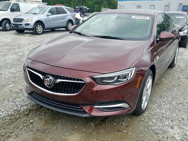 W04GL6SX9J1134594 - 2018 BUICK REGAL PREF BURGUNDY photo 2