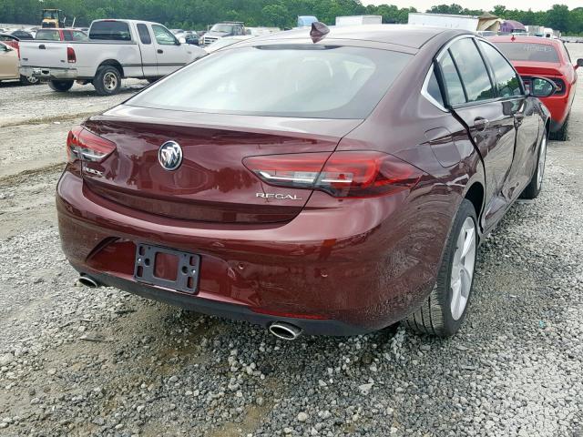 W04GL6SX9J1134594 - 2018 BUICK REGAL PREF BURGUNDY photo 4