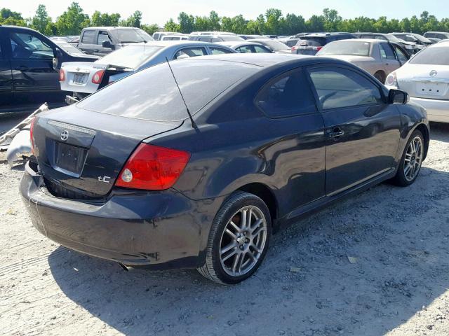 JTKDE167870162362 - 2007 TOYOTA SCION TC BLACK photo 4