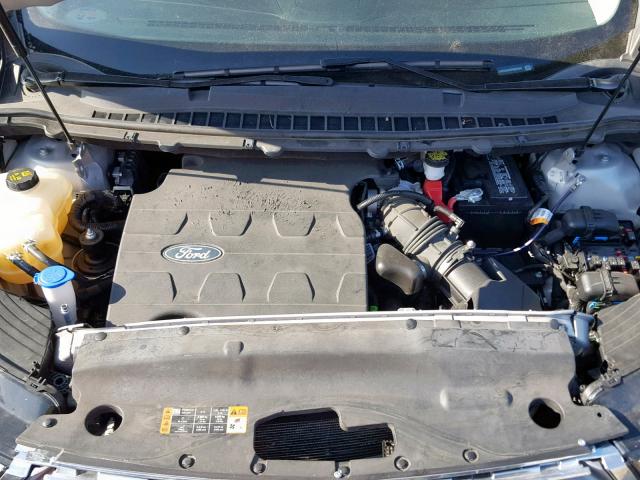 2FMTK3J84FBB92569 - 2015 FORD EDGE SEL SILVER photo 7