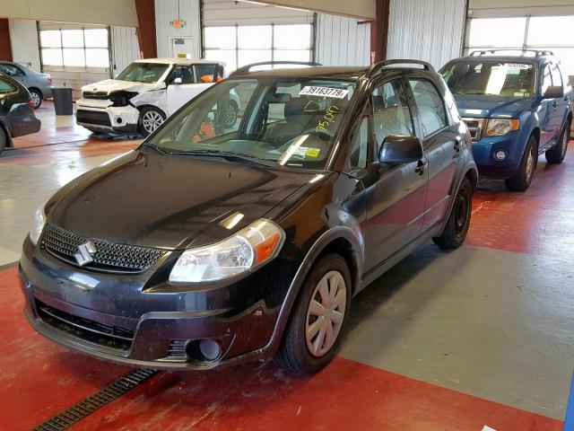 JS2YB5A3XA6301611 - 2010 SUZUKI SX4 BLACK photo 2