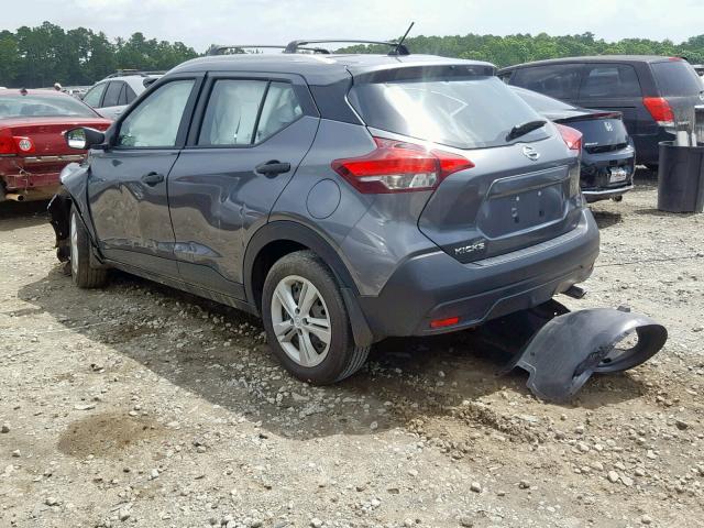 3N1CP5CU7JL538299 - 2018 NISSAN KICKS S GRAY photo 3