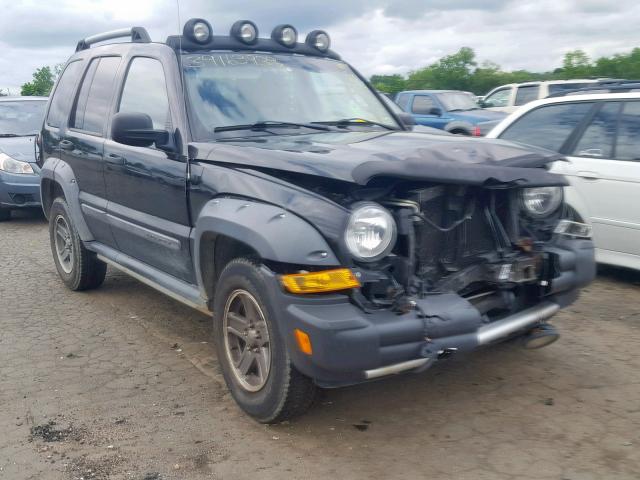 1J4GL38K15W719902 - 2005 JEEP LIBERTY RE BLACK photo 1