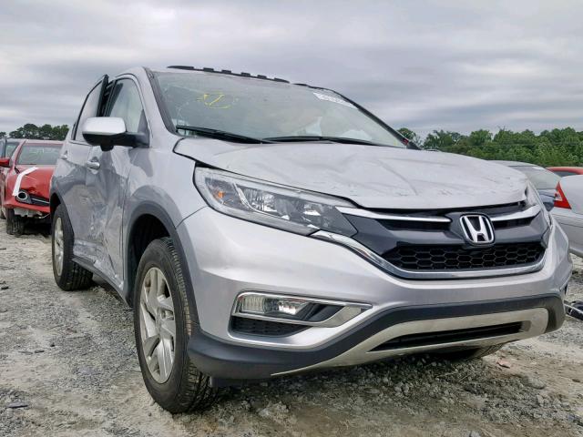 5J6RM4H59FL032840 - 2015 HONDA CR-V EX SILVER photo 1